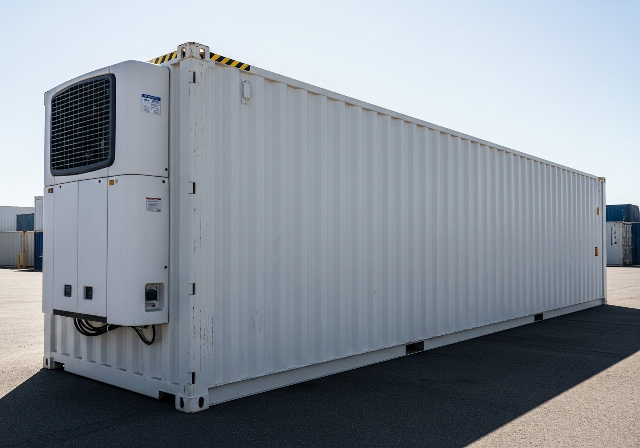 Refrigerated shipping container